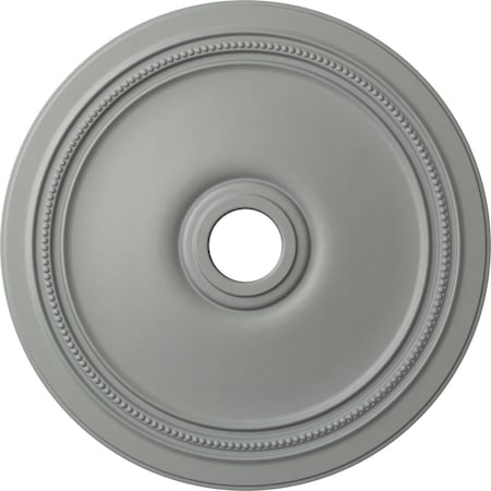 Ekena Millwork Diane Ceiling Medallion (Fits Canopies up to 6 1/4"), 24"OD x 3 5/8"ID x 1 1/4"P, Primed White CM24DI